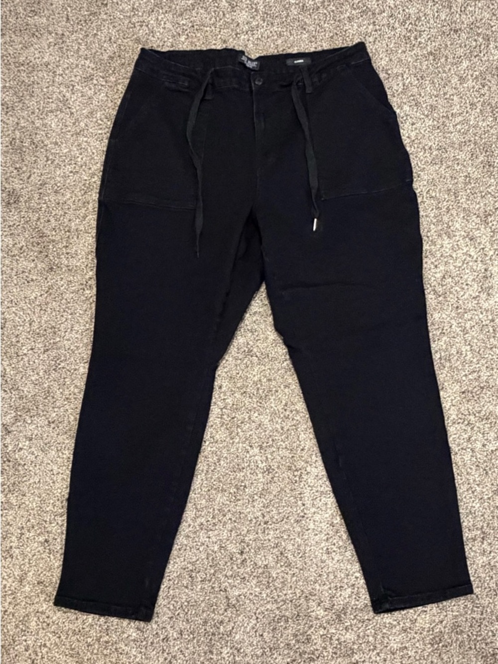 Judy Blue Black Drawstring Jogger Pants